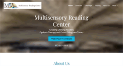 Desktop Screenshot of dyslexiasite.com